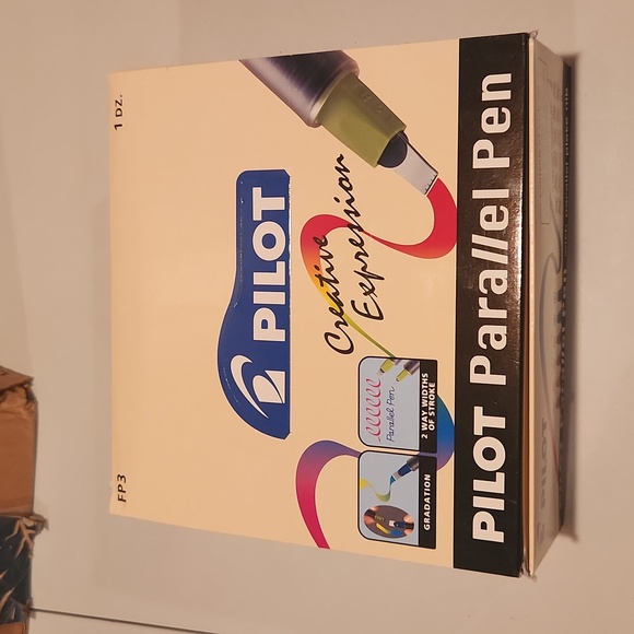 Pen pilot Parallel Calligraphy art Orange color cap school 12 individual pack - Picture 3 of 4